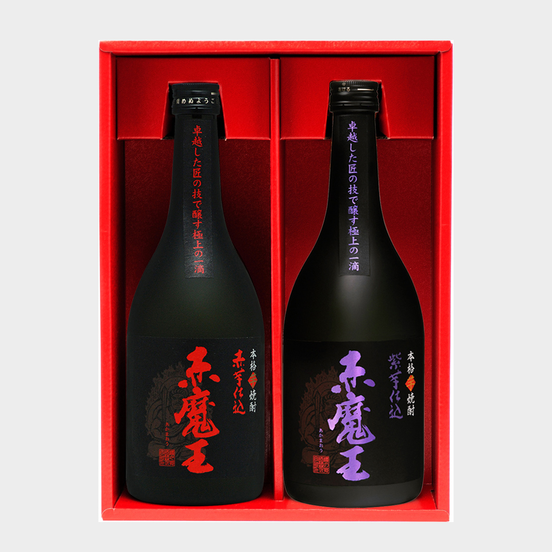 赤魔王 赤芋・紫芋セット各25度【AK-RP】(720ml×2)